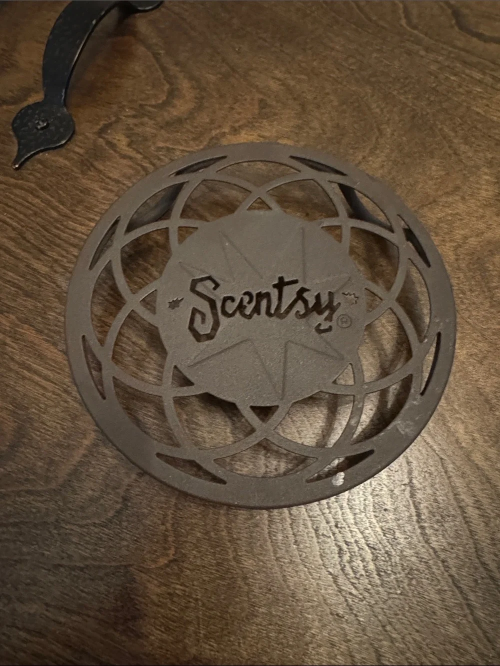 Scentsy Metal Decorative Trivet with Cutout Logo